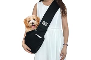 YAASIER Bolsa de Hombro para Mascotas, Bolsa de Viaje Transportador de Mascotas Correa de Hombro cómoda Acolchada Ajustable con Bolsill, Adecuada para Perros pequeños y Gatos Viajes al Aire Libre Metro
