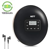 music disc player minecraft 【Modernes Design & Perfektes Geschenk】-Dieser klassische schwarze CD-Player sieht hochwertig und exquisit aus. Glatte Erscheinung mit perfekter LCD-Anzeige, unterscheidet es von anderen tragbarern disk man CD-Player. Mit der kompakten Handfläche können Sie jederzeit und überall Musik genießen. Einfacher Stil macht Musik-CD-Player das ideale Geschenk Ideales Geschenk für werdende Mutter, Schüler, Älteste, Kinder usw.