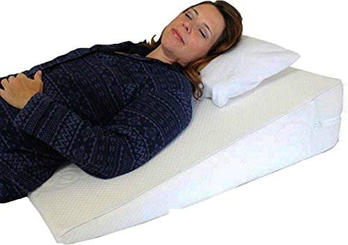 Orthologics Large Bed Wedge Raised Pillow Acid Reflux GERD Memory Foam Back OL9
