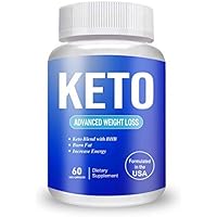 Keto Advanced Weight Loss Supplement Natural Advanced Fat Burner Green Tea and Coffee, Garcinia Cambogia, Apple Cider Vinegar (60 Capsules)