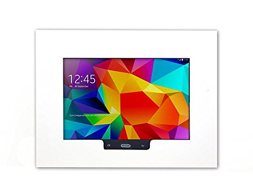 TabLines Wandeinbau mit Home Button für Samsung Galaxy Tablet 4 10.1 weiß