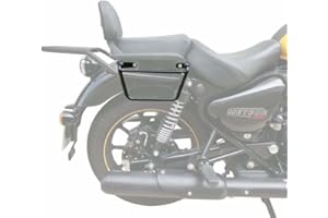 SPAAN Supporti borse neri a sgancio rapido compatibili con Royal Enfield Meteor 350