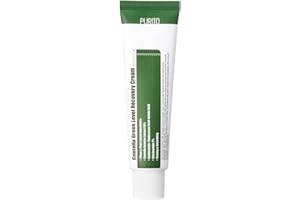 PURITO Centella Vert Level Recovery Crème 50ml1.7 fl.oz Cica crème visage, Peaux sensibles, Taches de vieillesse, Teint de la peau, Raffermissant, apaisant,
