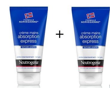 Neutrogena Crème Mains Hydratation et Confort Lot de 2 x 75 ml