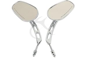 TengChang Motorrad Rückspiegel 8MM Spiegel Für Harley Davidson Street Road King Electra Glide Ultra Classic 1983-2016