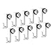 Produktbild hang-it Bilderhaken Mini für Bilderschienen Galerieschienen - Tragkraft 4kg - Set 10 Stück verstellbare Bildaufhänger