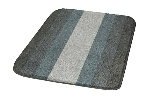 Kleine Wolke 4049905360 Badteppich Girona, 60 x 100 cm, schiefer