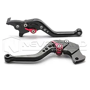 AOW Bikes Pulsar KTM Regular MOXI Adjustable Brake Clutch Levers Black Red Color
