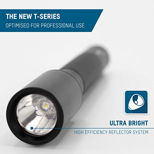 ANSMANN Future T150 Profi LED-Taschenlampe aus Aluminium 15cm (Cree LED: 150Lumen, 5000Lux, 150m, 10h) 2x Mignon AA Batterien - 4