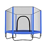 Sostenga el manubrio para ayudar mejor a sus hijos mientras juegan en el trampolín.