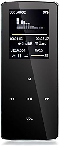 ONN W6 Sports Bluetooth MP3 Player 8GB 1.8" TFT Screen/FM Radio/e-book/Voice recorder/max 32gb Tf Card Supported, 70 HOURS Continuous Playback (Black)