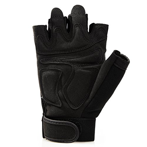 Lumaland Profi Fitnesshandschuhe Schwarz in verschiedenen Größen - 3