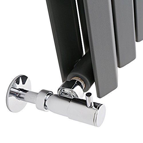 Hudson Reed Heizkörper Vital – Designheizkörper aus Stahl mit Pulverbeschichtung in Anthrazit (RAL 7016) – 1780 x 420 mm – 1881 Watt – Doppellagig – Platzsparend & Effizient – Innovatives Design - 5