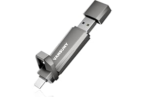 ‎VANSUNY Vansuny USB-C Stick 512GB mit bis zu 1000 MB/s Externe SSD Dual USB-Stick USB-C + USB A Speicherstick 512GB für iPhone 15/16, Handy, Android-Telefon, Laptop, Tablet, Mac, Festkörper Laufwerk