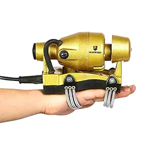 Leadwort Powerful Double Speed Built Floating Action Body/Head Finger Massager Pain Relief Device ( Golden)