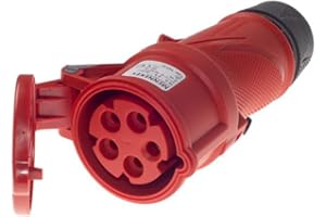 Mennekes (14510 CEE-Kupplung PowerTOP Xtra 5-Polig, 16A, 400V, Rot