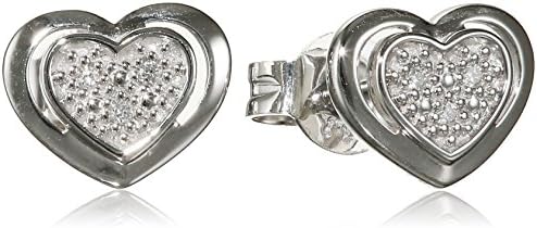 Nina Exclusiv Women's Earrings 333 White Gold Diamond 0,03 Carat) Brilliant Cut White - 499–W