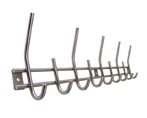 Edelstahl Garderobenleiste WG-9H Garderobenhaken Kleiderhaken Wandgarderobe