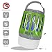 Produktbild Linkax LED-Camping-Laterne, Moskito-Zapper, 2-in-1-Insekten-Insekten-Zapper, USB-wiederaufladbar, Mückenvernichter-Lampe für Innen- und Außenbereich, Camping, Notfälle (grün)