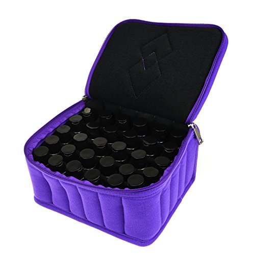 DCCN Aromatherapie Ätherische Öle Aufbewahrungstasche 30 Flaschen Tasche Duftöl Reise Tragetasche für 5ml 10ml 15ml Flaschen - 2