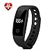 Produktbild Willful SW321 Fitness Armband mit Pulsmesser - Bluetooth Armbanduhr Aktivitätstracker Schrittzähler Uhr mit Puls Schlafanalyse Kalorienzähler Vibrationswecker Anruf SMS SNS Vibration für Android iOS