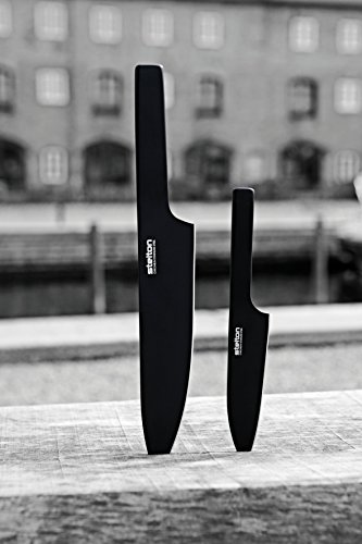 Stelton x-120-4 Pure Black Santoku Messer - 2