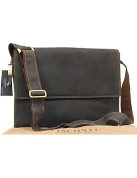 Visconti XL Umhängetasche A4 Plus – Hunter Leder (16052) Größe: B: B: 41,5 cm, H: 31 cm, T: 11 cm