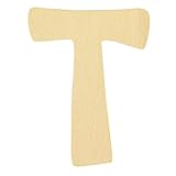 Rayher Hobby 6194900 Holz-Buchstabe, 6 cm, T