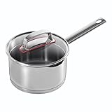 Acero inoxidable KUHN RIKON Cacerola de 1,5 L, 16 cm, Plateado, Centimeters