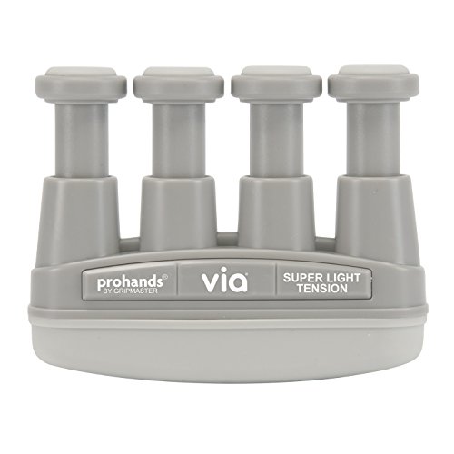 prohands by Gripmaster VIA - Aparato entrenador de dedos, color Gris - Super suave