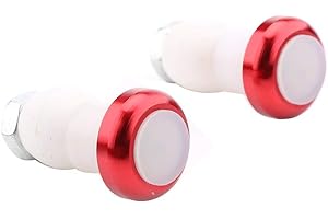 DIOCHE 2 Pcs 5 Couleurs LED Lampes Indicateurs Vélo, Feux Clignotants de Direction Lampe de Sécurité pour Poignée Guidon de Bicyclettes