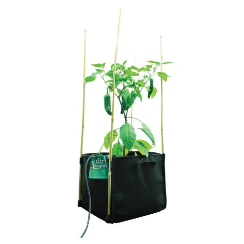 PLANT IT 01-010-485 quadratischer Sockel Dirt Pot mit Henkel 56 L - 2