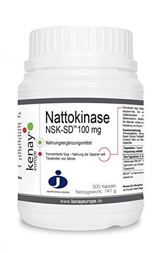 Preisvergleich Produktbild Nattokinase / 100 mg 300 Kapseln / KENAY EUROPE