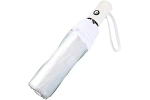 dshyuauoci Parapluie Pliant Transparent, Mini Parapluie Automatique Robuste et Léger Triple Parapluie Pliant avec Poignée Non Glissante Convient pour Les Mariages et Les Voyages Hommes Femmes