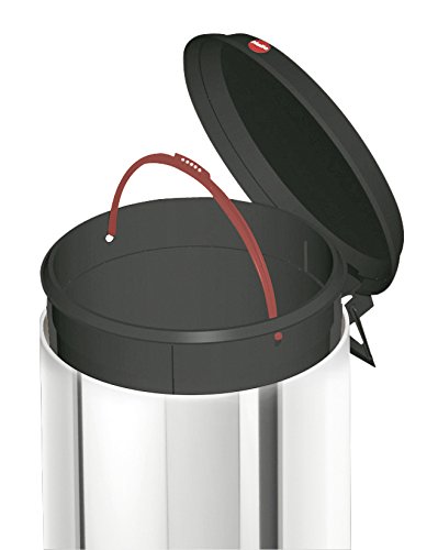 Hailo 0520-029, T1 L, Tret-Abfallsammler, 19 Liter, stahlblech silber - 2