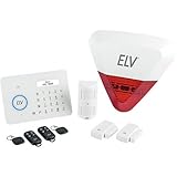  ELV Funk-Alarmanlage FAZ 5000 mit GSM-Telefonwählgerät, Starter-Set 2 mit Außensirene