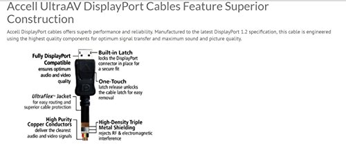 Accell B142C-003B DisplayPort auf DP Verbindungskabel - 7