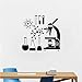 Produktbild Mrhxly Mikroskop Wissenschaft Wissenschaftler Chemie Vinyl Wandaufkleber Schule Labor Wandkunst Wandtattoo Dekor 45 * 52 Cm