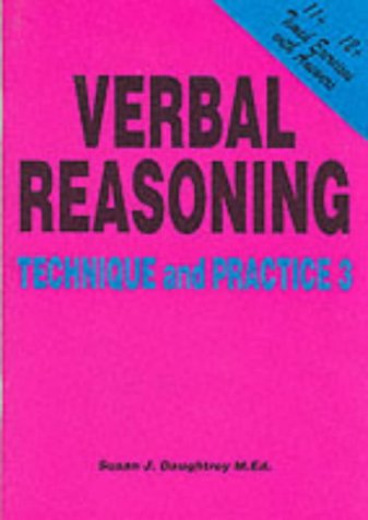 Download Verbal Reasoning Technique and Practice: Volume 3