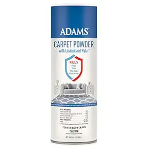 Adams Plus Carpet Powder with Linolool and Nylar, 16-ounce