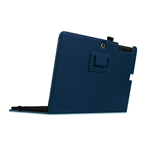 Fintie Odys Winpad 12 Hülle Case – Slim Fit Folio Premium Kunstleder Tastatur Ständer Schutzhülle Cover Tasche für Odys Winpad 12 / Odys Evolution 12 – 2in1 11,6 Zoll (29,5 cm) Convertible Tablet-PC, Marineblau - 8