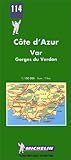 Image de Carte routière : Côte d'Azur - Var, N° 114