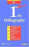 Premier en orthographe, 5e