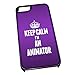 Produktbild Schwarz Cover für iPhone 5/5S 2516 violett Keep Calm I 'm An Animator