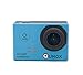 Produktbild QUMOX SJ5000, Action Sport Kamera, Blau, - Kamera wasserdicht , Full HD, 1080p Video, Helmkamera mit Verbesserten Batterien und Zubehör Kits