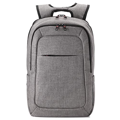 Preisvergleich Produktbild HONGYU Business Laptop-Rucksack, Reise-Diebstahlschutz-Laptops-Rucksack USB-Ladeanschluss, College Zurück zu Schule Bookbags für Männer und Frauen für 15,6-Daypack (Farbe : Gray, größe : with USB)