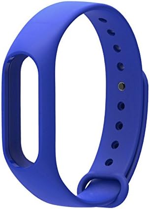 Yincol Smart Mi band 2 Replacement Bracelet Wrist Strap + Screen Protective Film Sets for Xiaomi Mi Band 2 Smartband Fitness Activity Tracker (Dark Blue)