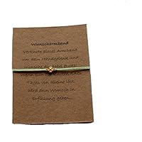 DIY Armband Wunscharmband Glücksarmband *Kleeblatt* verschiedene Farben Handmade