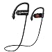 Produktbild iHarbort® drahtlose Bluetooth Kopfhörer Sport Ohrstöpsel mit integriertem Mikrofon APTX und sichere fit für Sport, Fitness,Weiche Haken für fest, kompatibel für alle Smartphones und andere Bluetooth-Geräte Headpones, Schwarz