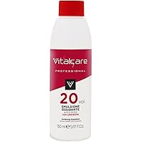 Vitalcare | Emulsione Ossidante 20 Volumi, Ossidante per Capelli Extra Dolce con Cheratina, Ravvivante Colore, Compatibile co